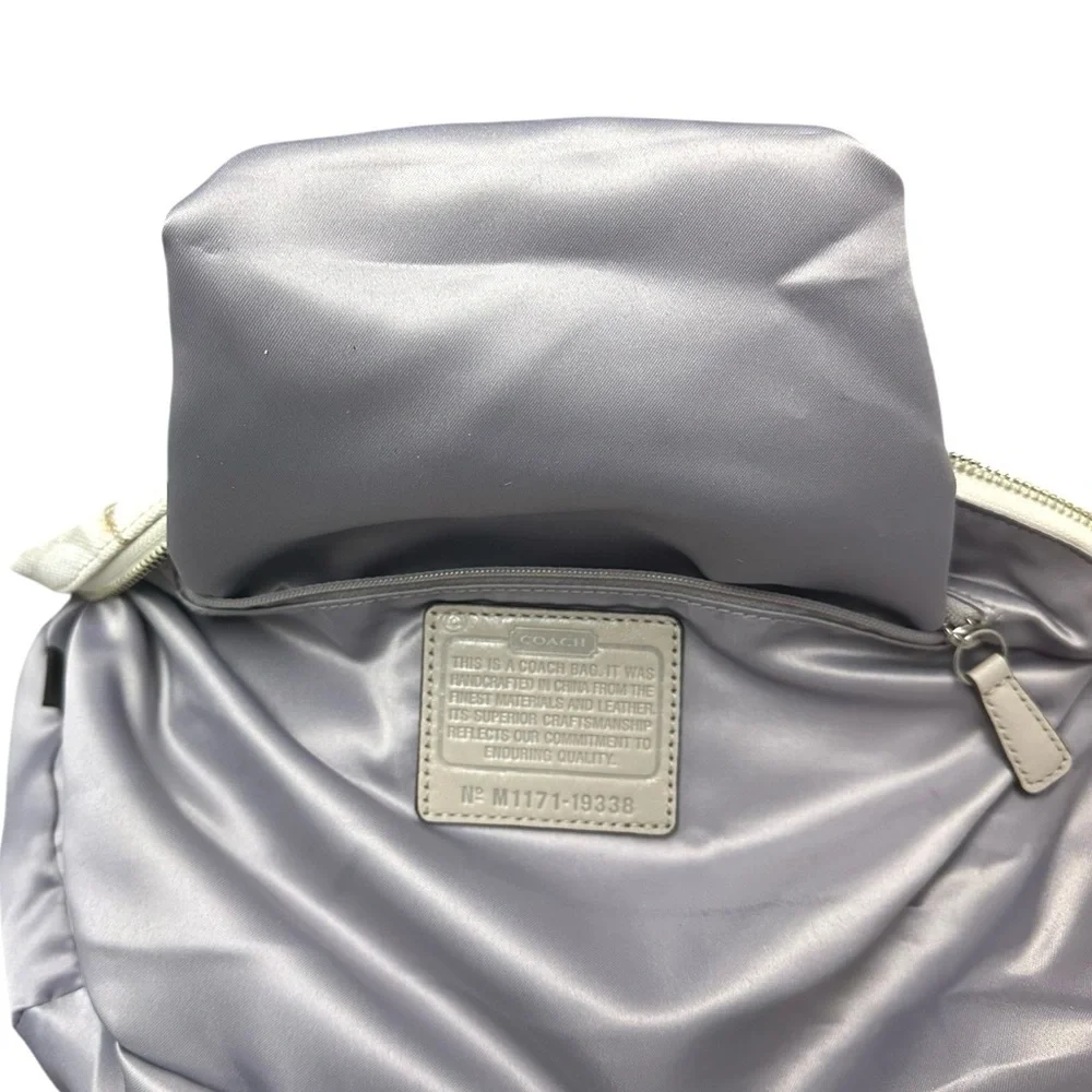 Coach Kristin Signature Dome Sequin Satchel Shoulder Bag #19338